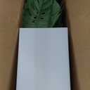 Artificial Monstera Deliciosa Plant 5FT - Faux Tropical Palm Tree with White Tall Planter - Fake Swiss Cheese Floor Plant Potted - Artificial Tree for Home Office Living Room Decor Indoor