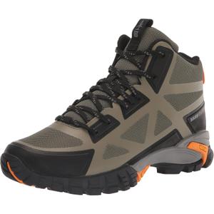 BASS OUTDOOR Men's Peak Webbing Hiker L Ankle Boot, DEEP LCHN GN, 13