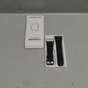 Leather Bands Compatible with Apple Watch Ultra 3/2/1 Band 49mm 46mm 45mm 44mm 42mm Men, Genuine Leather Metal Connector Strap for iWatch Ultra Series 11/10/9/8/7/SE/6/5/4/3/2/1, Black/Black