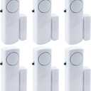 Door Window Alarm, 90DB Door Alarms for Kids Safety, Wireless Sensor Door Window Burglar Alarm-Window Pool Alarms for Home, 6 Pack