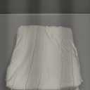 Striped Tufted Bed Skirt Twin Size, Ruffled Bed Skirts with Split Corners, Twin Bed Skirt 12 Inch Drop, Ivory, 12" Twin