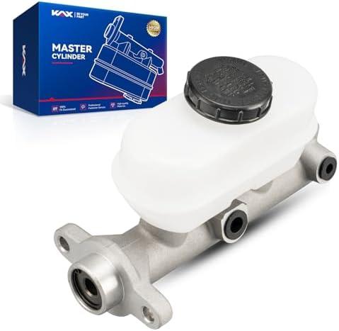 KAX Brake Master Cylinder with Reversior for 1987-1995 F-250, F-350, 1987-1996 E-250/E-350 Econoline, E-250/E-350 Econoline Club Wagon, Replaces OE# M39636(Aluminium)