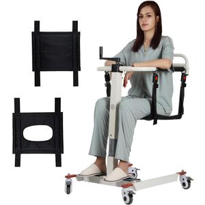 Patient Lift Transfer Chair, Patient Lift Wheelchair for Home and Car, Patient Transfer Lift Wheelchair, Transfer Chair for Elderly and Disabled, Patient Lift Aid (Basic)