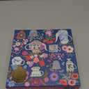 Galison Potted Teacups – 500 Piece Foil Jigsaw Puzzle Featuring Beautiful Artwork of Potted Teacups with Floral Background