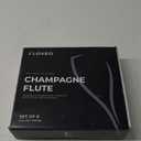 KLOVEO Plastic Champagne Flutes - Set of 6 - Made in Italy - Insanely Durable and Versatile Plastic Champagne Glasses - Reusable, Dishwasher Safe, Mimosa Glasses, White Wine - 5 oz, Clear