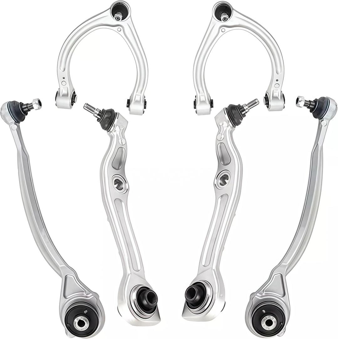 ALADICHE Front Upper Lower Control Arms Suspension Kit Fit for 2009-2014 Mercedes Benz CL550, for 2012-2013 Mercedes Benz S350, for 2007-2013 S550 4Matic