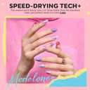 modelones Nail Polish Set, 12 Colors Spring Summer Blue Green Pink Nude Yellow Purple Pastel Quick Dry Mini Starter Kit Long Lasting Art DIY Manicure Set at Home for Women Girls