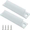 White Window Sash Lift Handle, 3.5 inch Hole Center Cabinet Door Handles Pulls, Sash Window Opener Drawer Pulls for Sliding Window Kitchen Closet