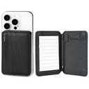 CAXGEK Magnetic Notebook Notepad Card Holder, Compatible with iPhone 16 Series and Other Phones with Three Types of Notepad/Magnetic Invisible Pen.
