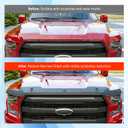 powoq Hood Protector Compatible with 2015-2020 Ford F150 Deflector Upgraded TPE Shield Hood Deflector Replacement for 2015 2016 2017 2018 2019 2020 Ford F-150 Accessories