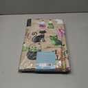 2 x Newbridge Happy Halloween Witches Brew 60 x 84 Inch Rectangle Vinyl Tablecloth with Flannel Backing, Cute Ghost, Cat and Pumpkin Design, Easy Care Wipe Clean Halloween Table Cover