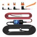 Dash Cam Hardwire Kit,Type-C Hard Wire Kit,USB C Hard Wire Kit Fuse for Dashcam, Plozoe 12V-24V to 5V Car Dash Camera Charger Power Cord, Gift 4 Fuse Tap Cable and Installation Tool11.5ft