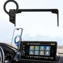 MaserWeller Car Phone Holder for Honda HR-V HRV 2023-2026 Accessories/CR-V CRV 2023 2024 2025 2026 Accessories 7/9-inch Screen Fixed Clip,Phone Mount Compatible with MagSafe, 360 Cell Phone Holder