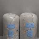 puredown Goose Feathers Down Pillows - Standard Size Bed Sleeping Hotel Collection Pillows Set of 2 with 100% Cotton Cover, Grey, 20 in x 26 in