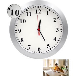 Hidden Camera Clock,1080P Indoor Security Spy Cameras Wall Clock with Motion Detection,Small Secret Camera Nanny Cam for Home Office,No Wi-Fi No Audio
