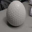 Egg Home Decor, Size 4.72in dia x 6.14 in h (12 cm x 15.6cm)
