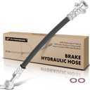 A-Premium Rear Passenger Outer Brake Hydraulic Hose Compatible with Select Nissan Models - Sentra 2017-2019, Sentra 2013-2019, Sentra 2020-2021 - Replace# 462103SH5B