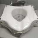 ProBasics E-Z Lock Raised Toilet Seat with Handles, 4.5" Toilet Seat Riser with Arms, Fits Most Elongated and Round Toilets, Handicap Toilet Seat, Elevated Toilet Seat,Handicap Toilet Seat