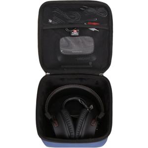 FBLFOBELI Hard Headphones Case Compatible with Avantree HT5009 40Hrs Wireless Bluetooth Headphones, EVA Shockproof Waterproof Travel Portable Storage Bag (Case Only)