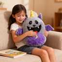 2 x 12 Inch Bat Stuffed Animal Halloween Plush Toy, Perfect for Halloween Theme Parties & Christmas, Medium-Sized Plush Toy for Boys and Girls