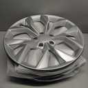 Hubcaps for Honda CRV 2023 2024; 17 inch Wheel Covers; Set of 4 Pcs (Silver)