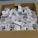 60/90/120 Packs Light Clips Mounts Bracket Compatible with Govee Outdoor Lights Pro,200FT(H706),128 Packs Mounting,250 Screws,White