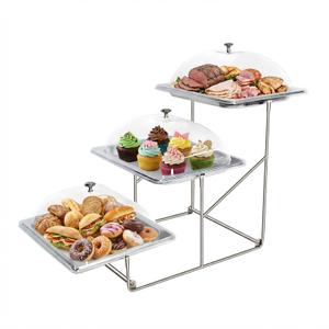 3 Tier Serving Trays Platters Catering Buffet Food Display Stand for Party