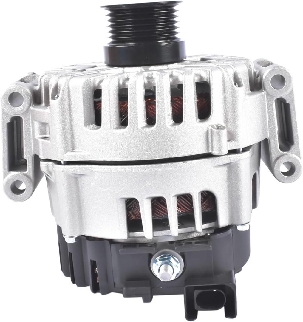 6 Groove 180A 12V Alternator Replacement for Mercedes-Benz E350, C350 2012-2016# 0141544202