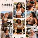 Vertvie Jelly Bras for Women Plus Size Minimizer Soft Wireless Push Up Bra Full Supportive Older Lift Back Coverage Bralette (34DDD, Skin)