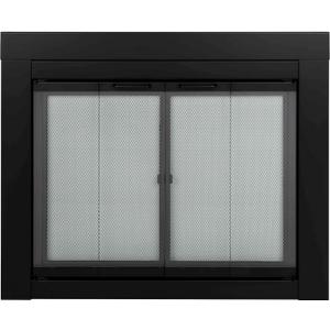 Pleasant Hearth AT-1001 1111 fireplace screen, Black Medium