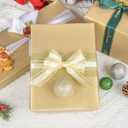 NESCCI Matte Wrapping Paper,Solid Color Pearly-Lustre Paper-5 Roll,17 Inches X 32.8 Feet Per roll.Gift Wrapping Paper,Perfect for Wedding,Valentine's Day,Birthday, Christmas,Baby Shower (Dark Green & Gold & Red & Pink & Off White)