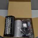 NAOEVO 7 Inch LED Light Bar, 240W 24,000LM Offroad Fog/Driving Lights LED Pods with 2 Leads Wiring Harness Kit, Spot Flood Combo Beam, Work for Truck Boat UTV ATV, 2-Pack (White)