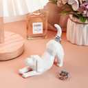 PUDDING CABIN Dog Mom Gifts for Women, Dog Ring Holder, Wedding Ring Stand, Dogs Gifts for Women Men Birthday Christmas Valentines, Loss of Dogs Sympathy Gift