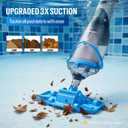 BIELMEIER Handheld Pool Vacuum with Telescopic Pole, Updated Swimming Pool Cleaner 19 GPM Powerful Suction, Cordless Pool Vacuum for Cleaning Above Ground Pools, Inground Pools, Spas, Hot Tubs