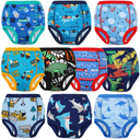 MooMoo Baby Potty Training Underwear 10 Packs Absorbent Toddler Training Pants for Boys and Girls Cotton Pee Pants 7T
