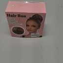 SARLA Hair Bun Extension Synthetic Drawstring Updo Fake Ballet Bun for Women Lady Donut Chignon Chocolate