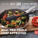 DI ORO Silicone Spatula - 600F Heat-Resistant Rubber Kitchen Spatula for Baking, Scraping, & Mixing - BPA Free Nonstick Cookware Safe Flexible Utensil for Cooking - Seamless & Dishwasher Safe (Black)