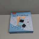 Comfytemp Ankle Foot Ice Pack Wrap for Plantar Fasciitis Relief, Ankles Brace for Sprain, Heel Spur, Swelling, Achilles Tendonitis, Cold Bag for Injuries Reusable, Hot Cold Compress, 1 Pack (Purple)