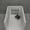 Storage Container Storage Box Bin, Hollow Design, Used for Vegetable/ Fruit/ Bathroom/ Bedroom/ Snack Organizer, With Wheels