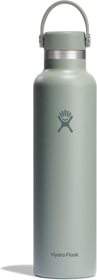 Hydro Flask Water Bottle - Insulated Stainless Steel - Non Spill, Leakproof in 24 Oz Agave Green