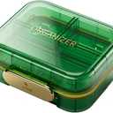 Travel Pill Box  Travel Pill Organizer, 7 Compartments Portable Pill Case,Pill Case for Purse, Pocket  Durable Daily Pill Organizer for Vitamins, Supplements