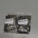 Auvotuis 100Pcs 1 Inch (25mm) Bronze Upholstery Tacks, Antique Round Metal Thumb Tacks Furniture Upholstery Pins for Cork Board, Sofa, Couch, Craft, DIY Decoration