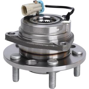 Autoround 513087 Front Wheel Bearing and Hub Assembly fit for Buick, Cadillac, Chevy, Oldsmobile, Pontiac, 1991-1999 Left/Right Side, 5 Lug W/ABS