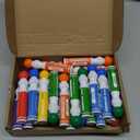 Crtiin 36 Pack Mixed Colors Set of Bingo Daubers Dot Markers Bingo Supplies in 6 Colors Art Markers Paint Craft Ideal for Art and Crafts Painting Supplies Drawing Coloring Class Gift