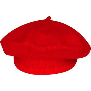 choyaxo French Beret Hats Solid Classic Beret Hats for Women Girls (One Size, Red)