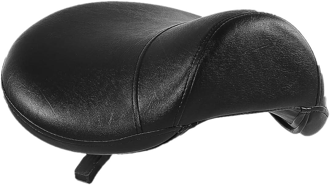 Antlu Saddle Stool Chair Seat Replacement, Saddle Seat Cushion for Round Rolling Medical Salon Stool Chair (Black)