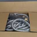 TITAN Garden Hose 100FT  304 Stainless Steel Metal Water Hose, Flexible, KinkFree, Lightweight, Durable, Crush Resistant Fittings, Easy to Coil, 500 PSI