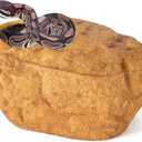 REPTI ZOO Snake Cave and Hides, 3-in-1 Reptile Hide Cave for Snake, Ball Python, Geckos (Large Size)