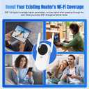 WiFi Extender Signal Booster for Home,WiFi Booster, WiFi Repeater with Ethernet Port Covers up to 9000 sq. ft and30 Devices for Apartment Basement Office House