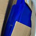 100 Pack 5.25x3.25x8.25 Inch Small Royal Blue Kraft Paper Bags with Handles Bulk, Toovip Gift Wrap Bags for Favor Grocery Retail Party Birthday Shopping Business Goody Craft Merchandise Take Out Sacks